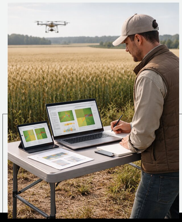 Система AI прогнозирования урожайности для точных агрономий в Абакане