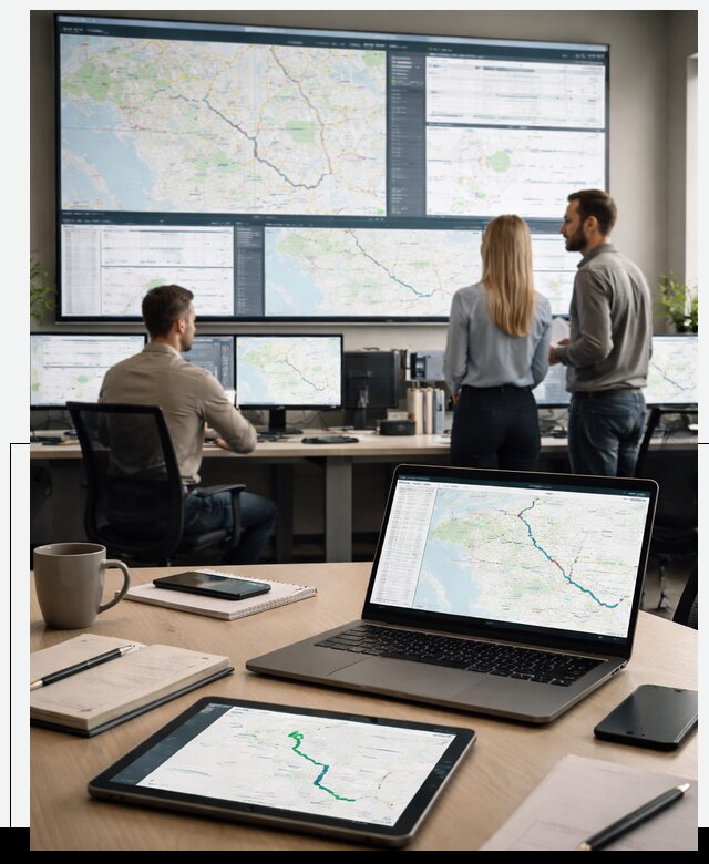 Трекинг грузов и Fleet Management, мониторинг автопарка в Абакане